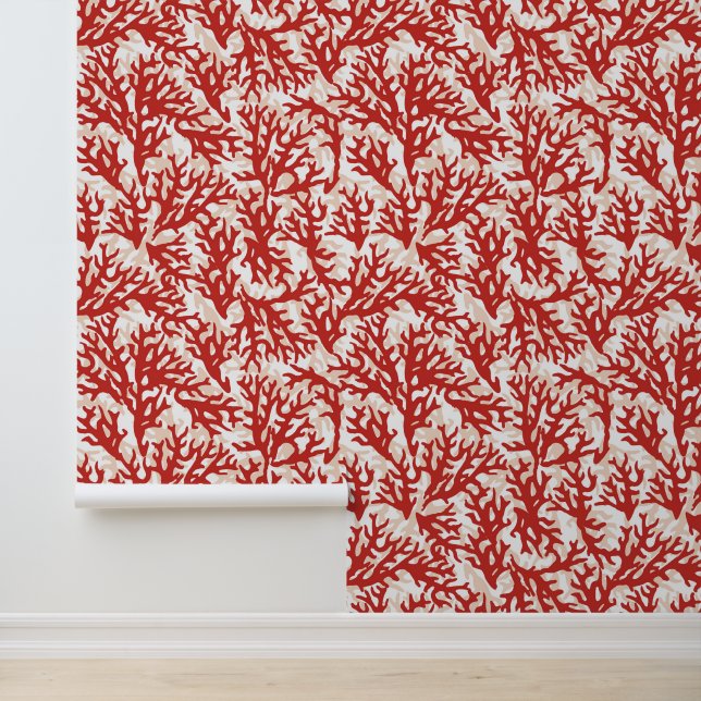 Red Coral Pattern 2 Wallpaper (Application)