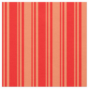 Red & Coral Pattern Fabric