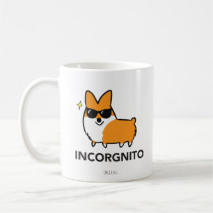 Red Corgi Incorgnito Mug