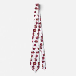 Red Corn Pattern Tie