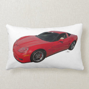 Red Corvette Lumbar Cushion