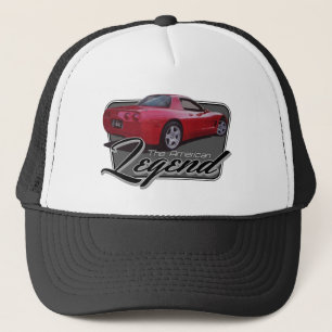 Red Coupe Legend Trucker Hat