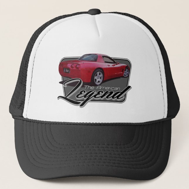Red Coupe Legend Trucker Hat (Front)