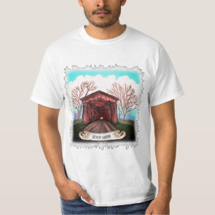 Red Covered Bridge t-shirt