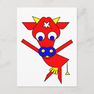 Red Cow Postcard