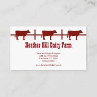 Red Cows Dairy Farm Country Ranch Farmer