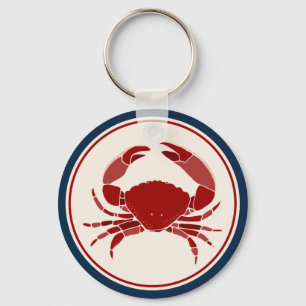 Red Crab Key Ring