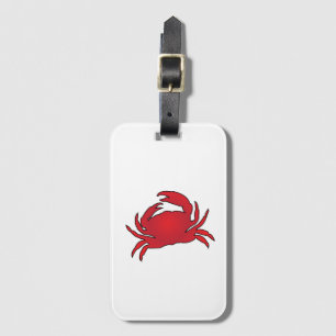 Red Crab Luggage Tag