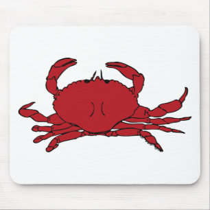 Red Crab Mouse Mat