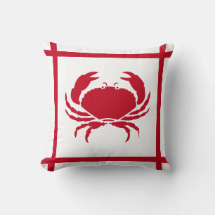 Red Crab ~ Nautical Themed Cushion