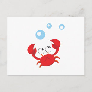 Red Crab Postcard