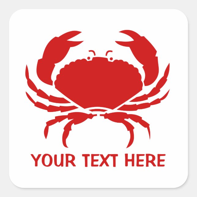 Red crab stickers (Front)