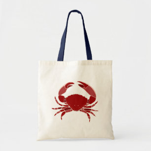 Red Crab Tote Bag