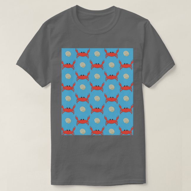 Red Crabs T-Shirt (Design Front)
