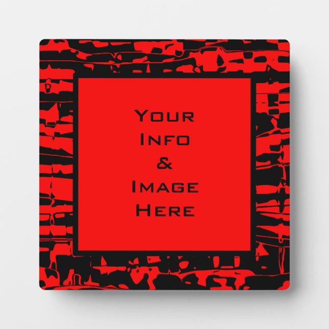 Red Crackle Frame (Front)