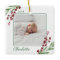 Red Cranberry Foliage Baby's First Christmas Photo