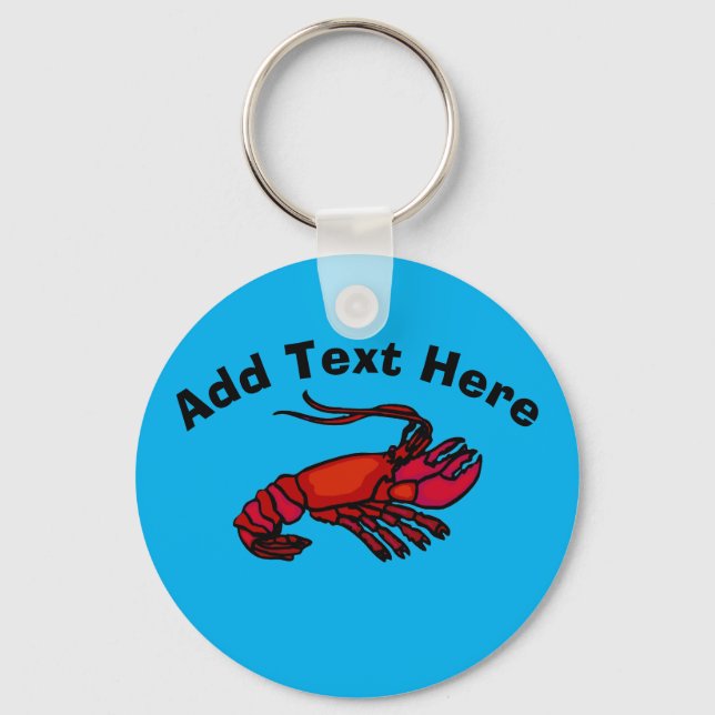 Red Crayfish Key Ring (Front)