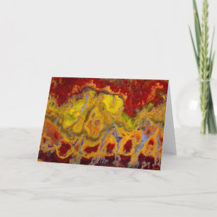Red Crayola Jasper Card