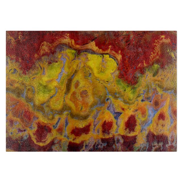 Red Crayola Jasper Cutting Board (Front)