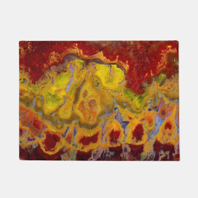 Red Crayola Jasper Doormat (Front)