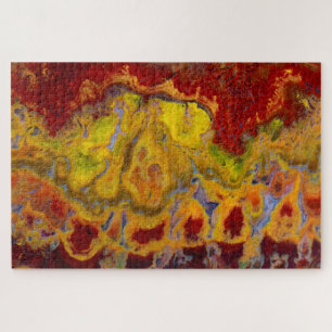 Red Crayola Jasper Jigsaw Puzzle