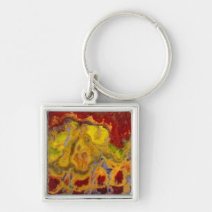 Red Crayola Jasper Key Ring