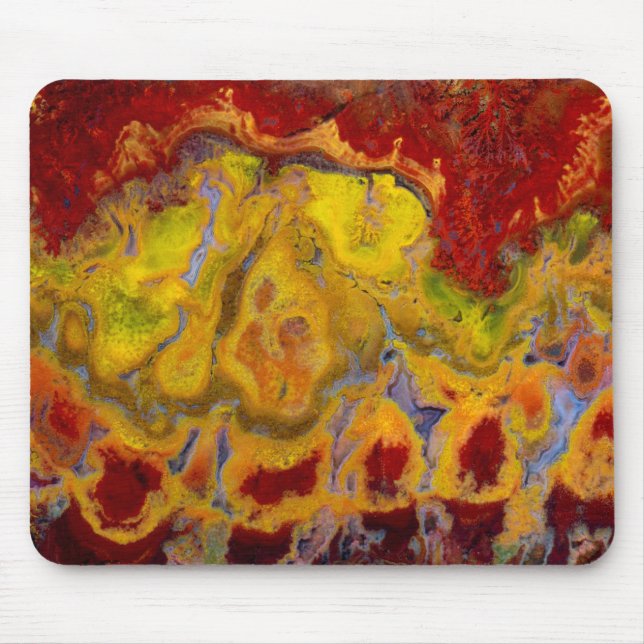 Red Crayola Jasper Mouse Mat (Front)