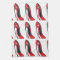 Red Crazy Heel Stiletto Shoe Art