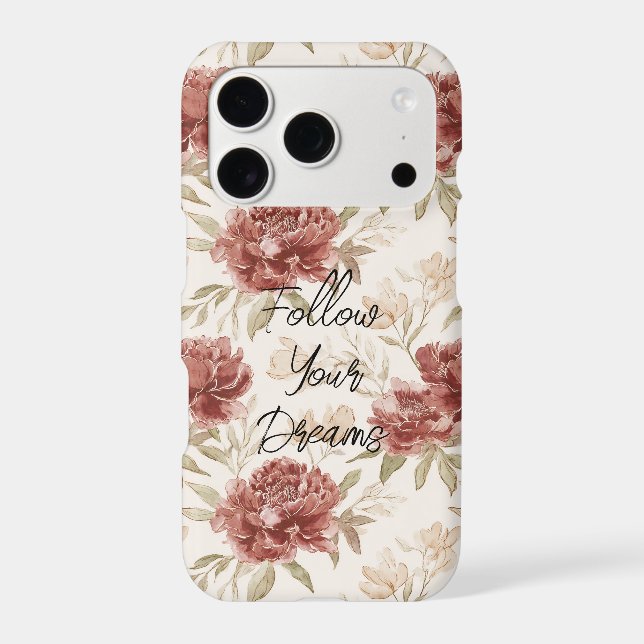 Red Cream Flowers (Back)