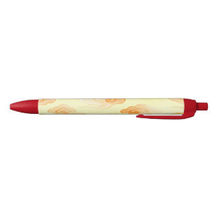 Red Cream Lucky Clouds Pen