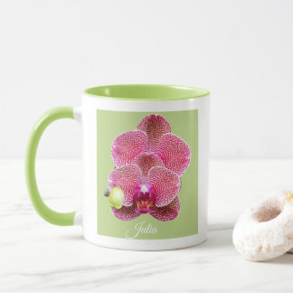 Red Cream Phal. Orchids Coffee Cup Mug