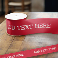 Red Create Your Own - Make It Yours Custom Text