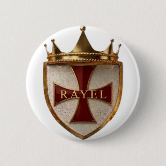 Red Crest RayEl Button / Badge