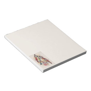 Red Crested Bird Notepad