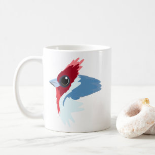 Red-Crested Cardinal Bird  Coffee Mug