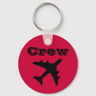 Red Crew Key Ring
