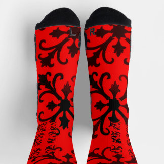 Red Crew Socks