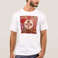 Red Cricket Balls Abstract Art Print Design
