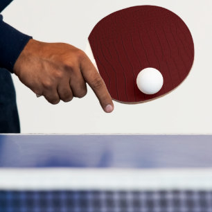 Red Crocodile Skin Print Ping Pong Paddle