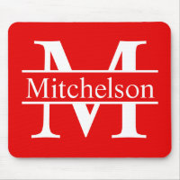 Red Cross Bar LR Monogram