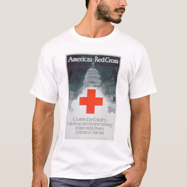 Red Cross Chartered by Congress (US00297) T-Shirt (Front)