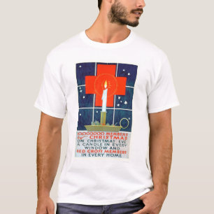 Red Cross Christmas Recruiting Poster (US00206) T-Shirt