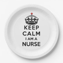 red cross crown Keep Calm I am a Nurse