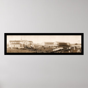 Red Cross Dedication Photo 1918 Poster