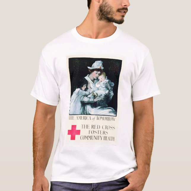 Red Cross Fosters Community Health (US00020A) T-Shirt (Front)