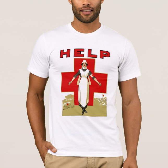 Red Cross -- Help T-Shirt (Front)