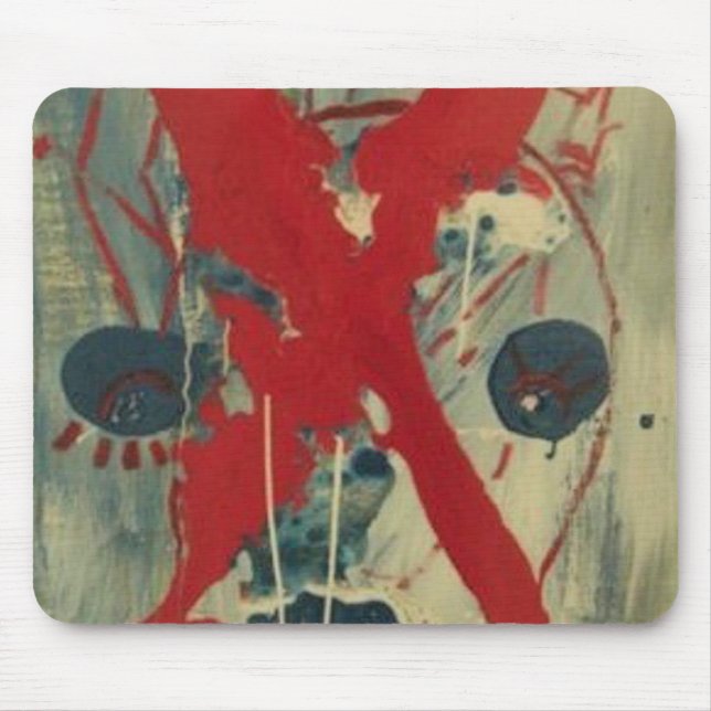 RED CROSS MOUSE MAT (Front)