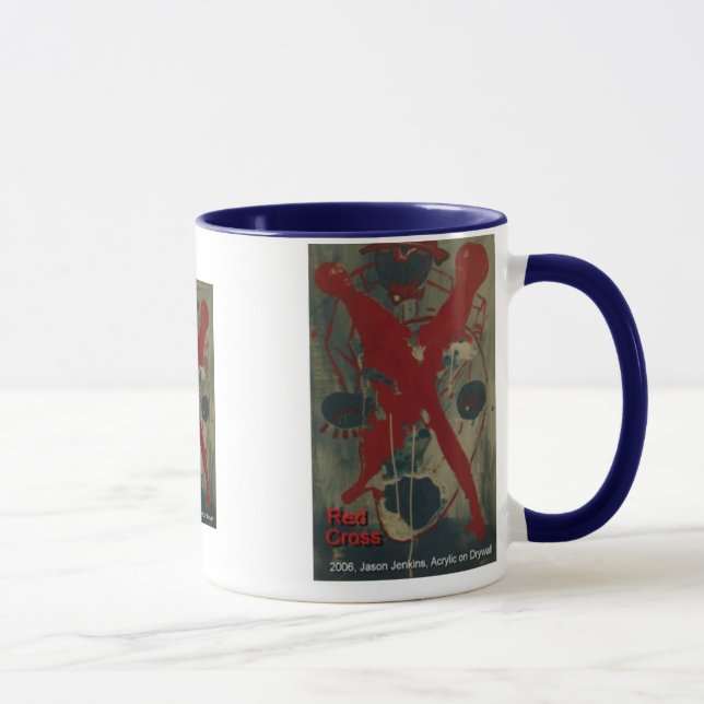 red cross  mug (Right)