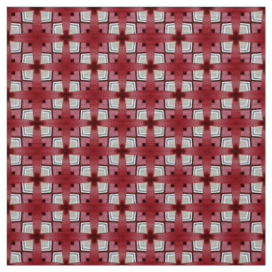 Red cross pattern Upholstery Fabric