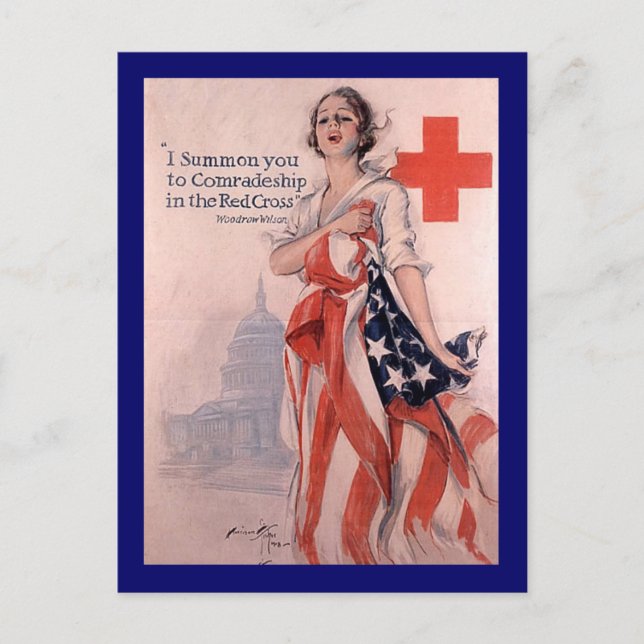 Red Cross Postcard (Front)